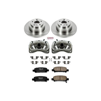 Power Stop Autospecialty Rear Brake Kit w/Calipers For 2001-04 Subaru Legacy GT, 00-04 Outback - KCOE3124
