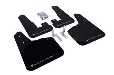 Rally Armor 10-14 Subaru Legacy Black UR Mud Flap w/ Silver Logo - MF14-UR-BLK/SIL