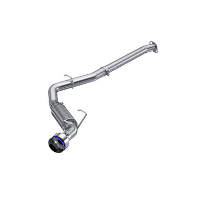 MBRP Stainless Steel 3in Cat-Back-Single Rear Exit w Burnt Tip For For 2013+ Subaru BRZ, 17+ Toyota GR86 - S48063BE
