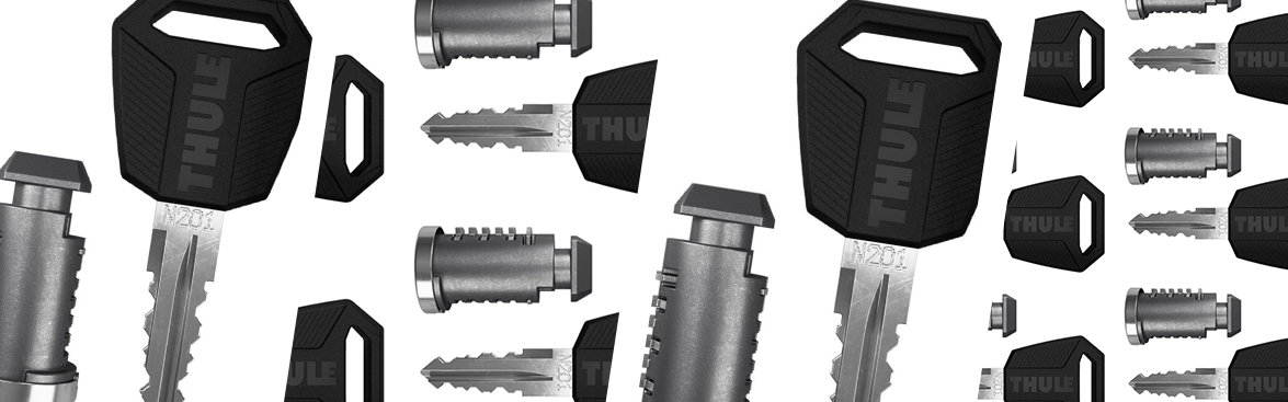 Photo collage of Thule keys