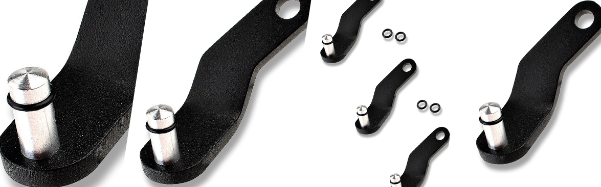 Display photo of Subaru interior floor mat brackets.