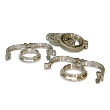 TiALSport V50 & V60 Optional Inlet/Outlet V-Band Clamp Set (Drop Ship Only) - 008421