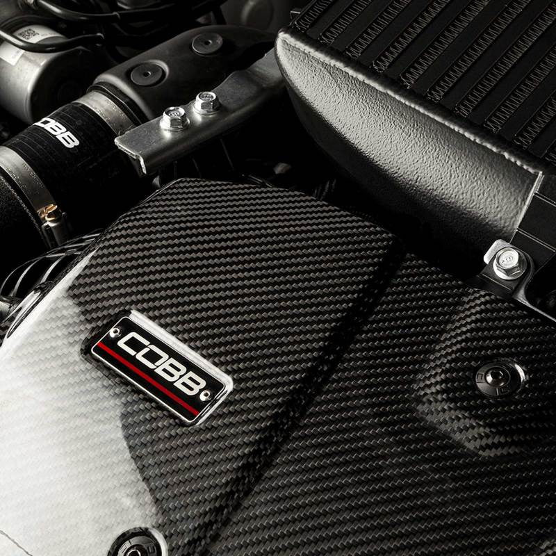 COBB Redline Carbon Fiber Engine Cover For 2022-24 Subaru WRX - 446610 - Installed 5