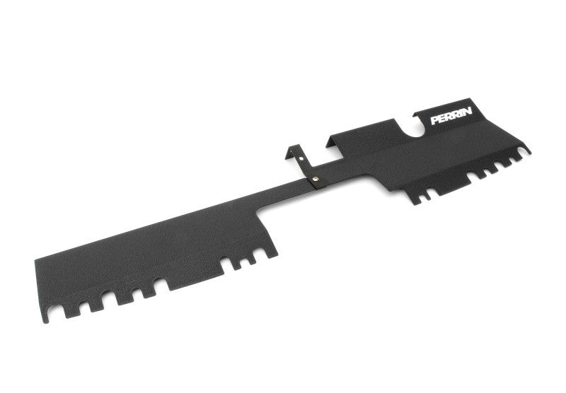 Perrin Black Radiator Shroud for 2015-21 Subaru WRX/STI - Angle 5