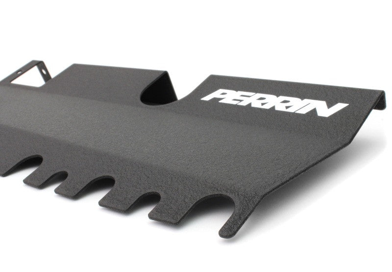 Perrin Black Radiator Shroud for 2015-21 Subaru WRX/STI - Angle 6