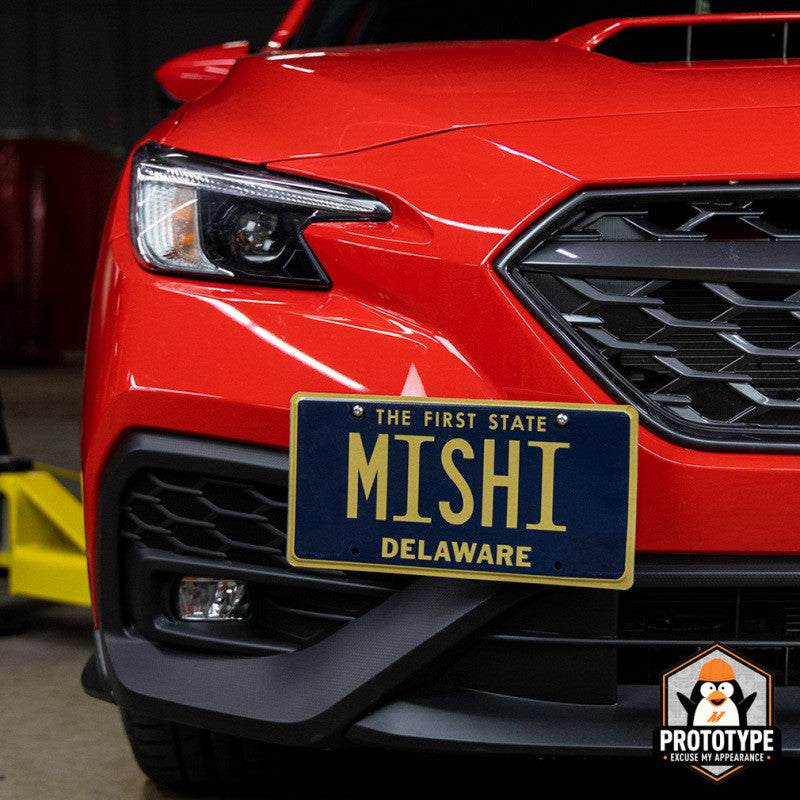 Mishimoto License Plate Relocation Kit For 2022+ Subaru WRX  - With License Plate