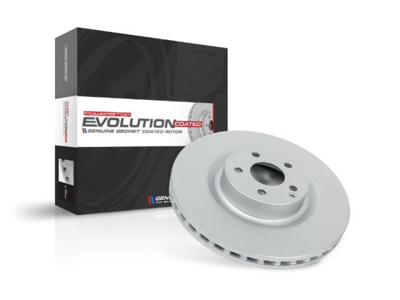 Power Stop 2019 Subaru Crosstrek Front Evolution Geomet Coated Rotor - JBR1759EVC - Close Up