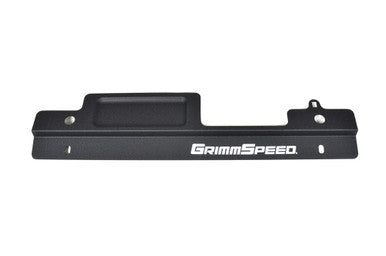 GrimmSpeed 02-07 Subaru Impreza/WRX / 04-07 STI Radiator Shroud w/Tool Tray - Black - 096005