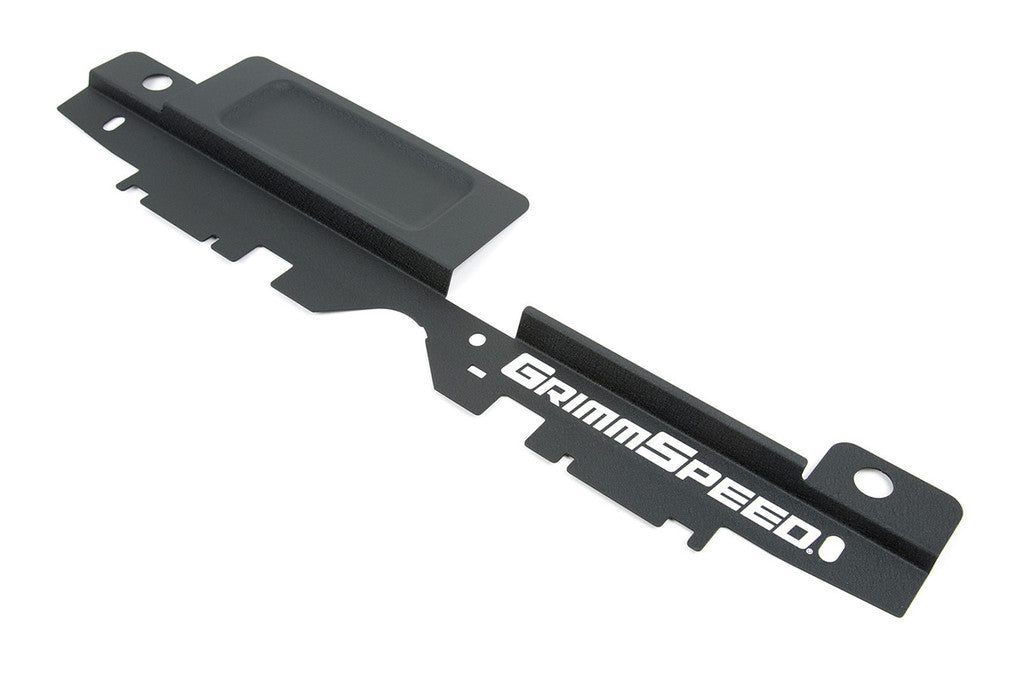 GrimmSpeed Radiator Shroud w/Tool Tray - Textured Black