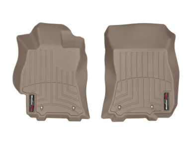 WeatherTech Front FloorLiner For 2015-19 Subaru Legacy (AT Only) - Tan - 457081