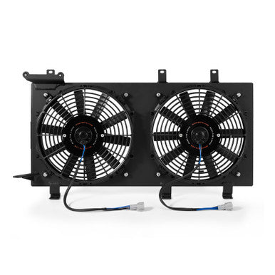 Mishimoto Performance Aluminum Fan Shroud Kit For 2002-07 Subaru WRX, 04-07 WRK STI - Black - MMFS-WRX-01PBK