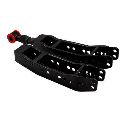 BLOX Racing Rear Lower Control Arms - Black (2013+ Subaru BRZ/Toyota 86 / 2008-2023 Subaru WRX/STI) - BXSS-50010-BK - Angle 3
