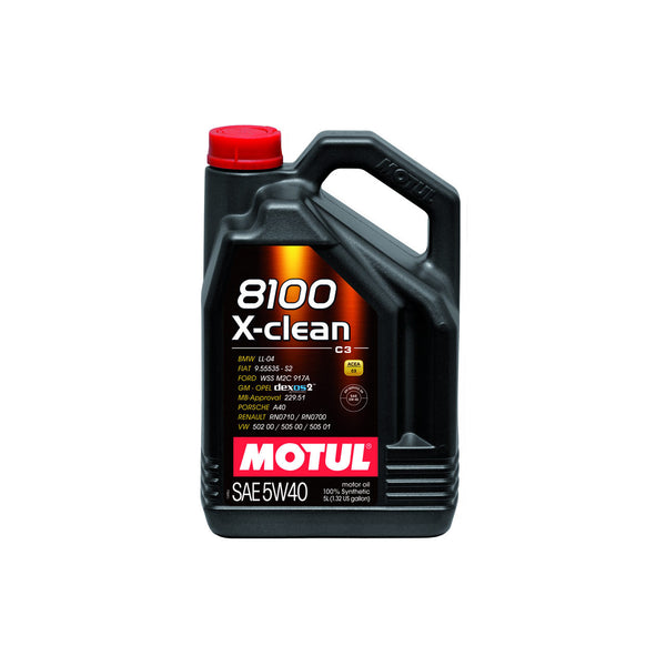 MOTUL 8100 5W40 X-CLEAN C3 Synthetic Engine Oil - 5L – IAG Performance