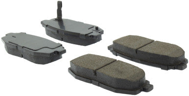 StopTech PosiQuiet 2008 Subaru Tribeca Ceramic Rear Brake Pads - 105.11240