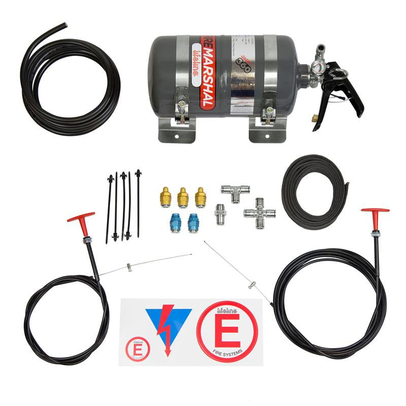 Lifeline Zero 360 FIA 3.0kg Novec 1230 Fire Marshal