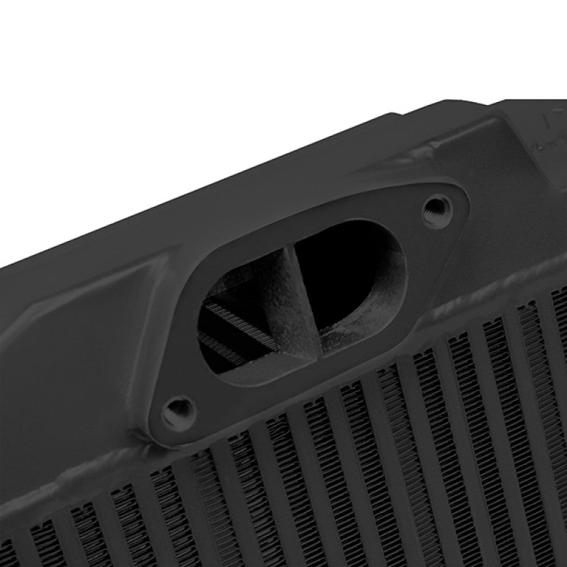 Mishimoto Subaru 08-21 WRX STi Top-Mount Intercooler Kit - Powder Coated Black & Black Hoses - MMTMIC-STI-08BKBK - Inlet