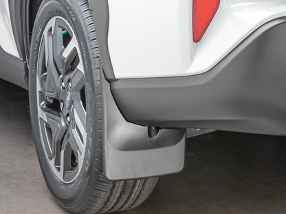 WeatherTech No Drill Front & Rear MudFlaps For 2025 Subaru Forester - Black - Rear