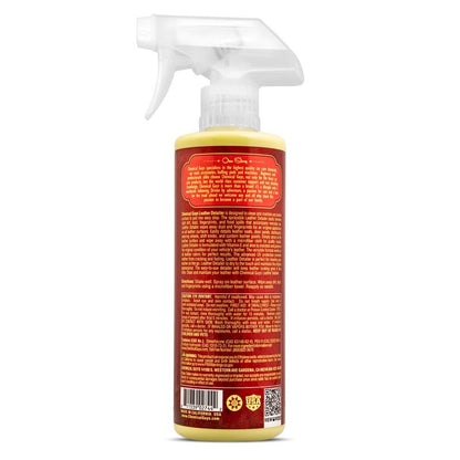 Chemical Guys Leather Quick Detailer Care Spray - Matte Finish - Label