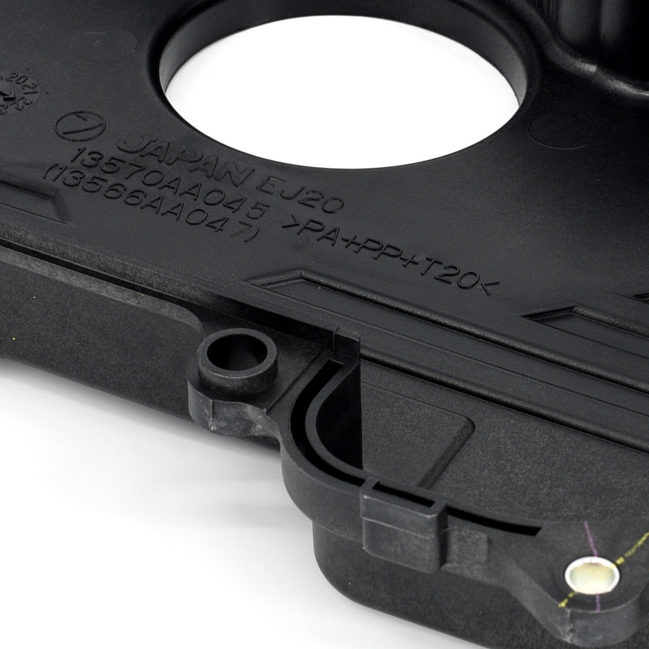 Subaru Center Front EJ20/EJ25 Engine Timing Cover for EJ20/EJ25 WRX, STI, FXT, LGT - Close-up 2