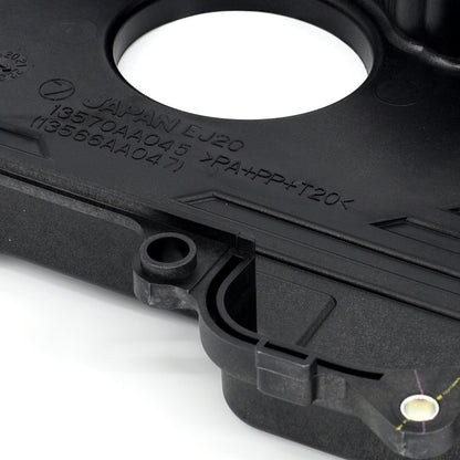 Subaru Center Front EJ20/EJ25 Engine Timing Cover for EJ20/EJ25 WRX, STI, FXT, LGT - Close-up 2