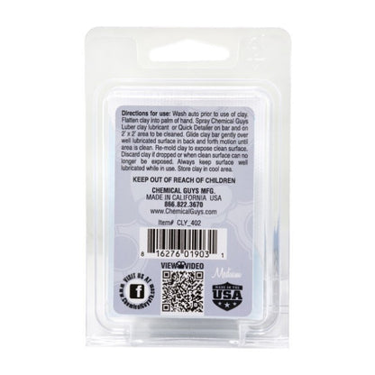 Chemical Guys Clay Bar (Medium Duty) - Gray- Angle 2