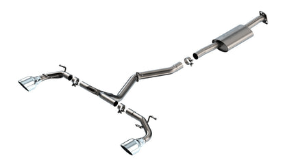 Borla 22-23 Subaru BRZ/Toyota GR86 2.4L RWD AT/MT S-Type Catback Exhaust - Polished Tips
