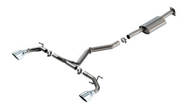 Borla 22-23 Subaru BRZ/Toyota GR86 2.4L RWD AT/MT S-Type Catback Exhaust - Polished Tips - 140909