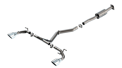 Borla 22-25 Subaru BRZ/Toyota GR86 2.4L RWD AT/MT ATAK Catback Exhaust - Polished Tips