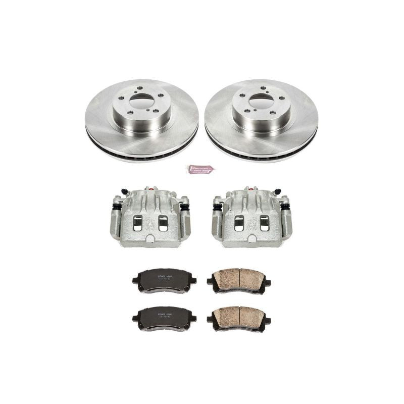Power Stop Front Autospecialty Brake Kit w/Calipers For 1997-02 Subaru Legacy GT