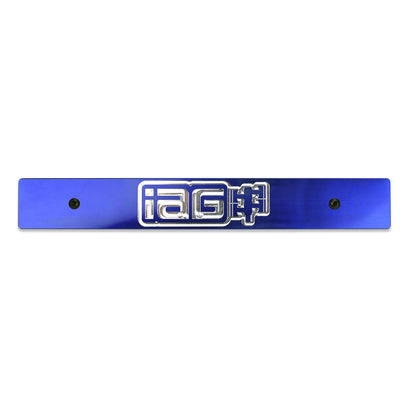 IAG Blemished Standard Mount Tag Delete For 2006-14 Subaru WRX & STI (Blue Finish) - Condition B09