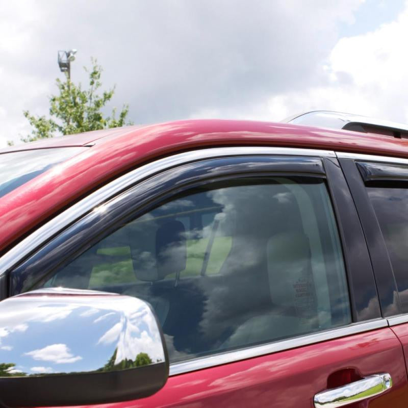 AVS 10-14 Subaru Outback Ventvisor In-Channel Front & Rear Window Deflectors 4pc - Smoke - 194484 - lifestyle view
