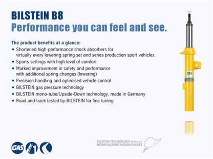 Bilstein B8 2015-2017 Subaru WRX - STI Front Right Monotube Strut Assembly - 35-300083 - Specs