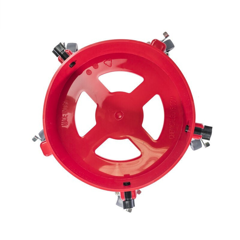 Chemical Guys Creeper Professional Bucket Dolly - Red (P1) - Bottom