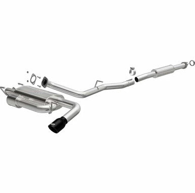 MagnaFlow Cat-Back Performance Exhaust System for 2018-23 Subaru Crosstrek Overland Series - Black Chrome - 19676