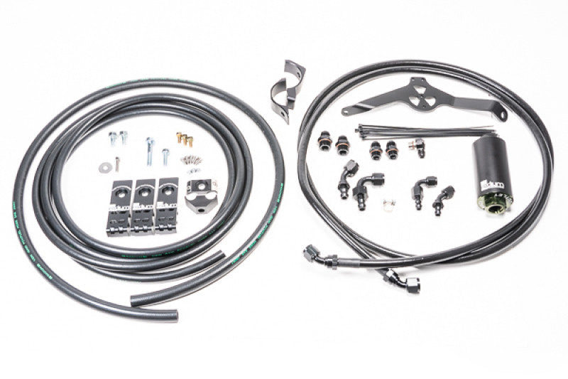 Radium Fuel Hanger Plumbing Kit For 2008-21 Subaru WRX, 08-21 WRX STi - Stainless - 20-0629-03 - Layout