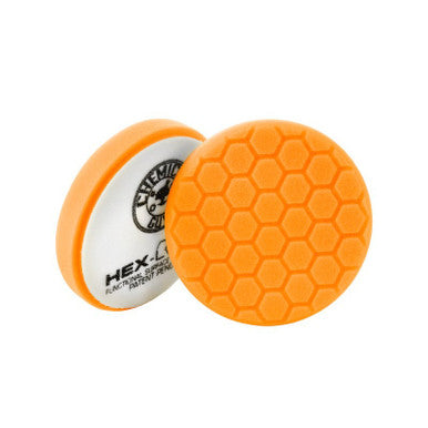 Chemical Guys Hex-Logic Self-Centered Medium-Heavy Cutting Pad - Orange - 4in (Case of 24) - BUFX_102HEX4