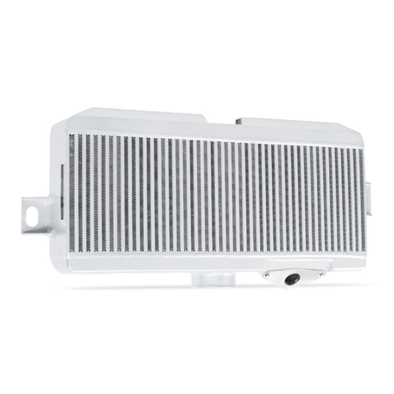 Mishimoto Subaru 08-21 WRX STi Top-Mount Intercooler Kit - Powder Coated Silver & Red Hoses - MMTMIC-STI-08SLRD - Angle