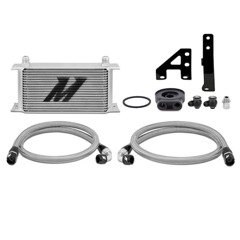 Mishimoto Non-Thermostatic Oil Cooler Kit For 2015-21 Subaru WRX - Silver - MMOC-WRX-15