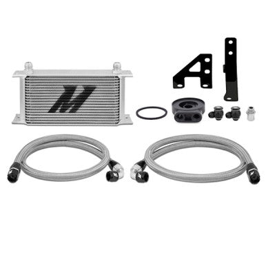 Mishimoto Non-Thermostatic Oil Cooler Kit For 2015-21 Subaru WRX - Silver - MMOC-WRX-15
