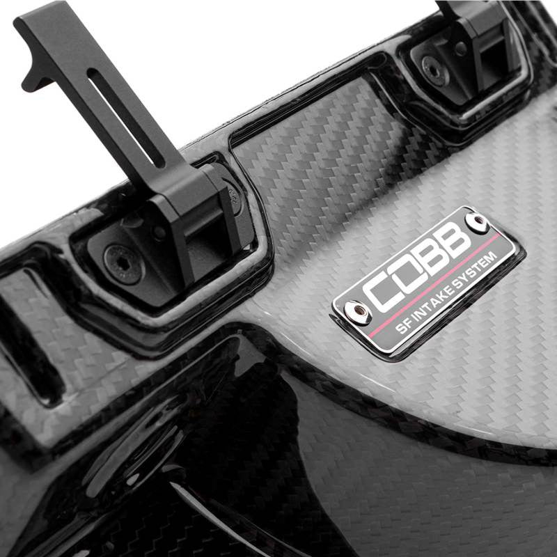 COBB 22-24 Subaru WRX Redline Carbon Power Scoop (Works w/Factory Airbox) - Close-up 2