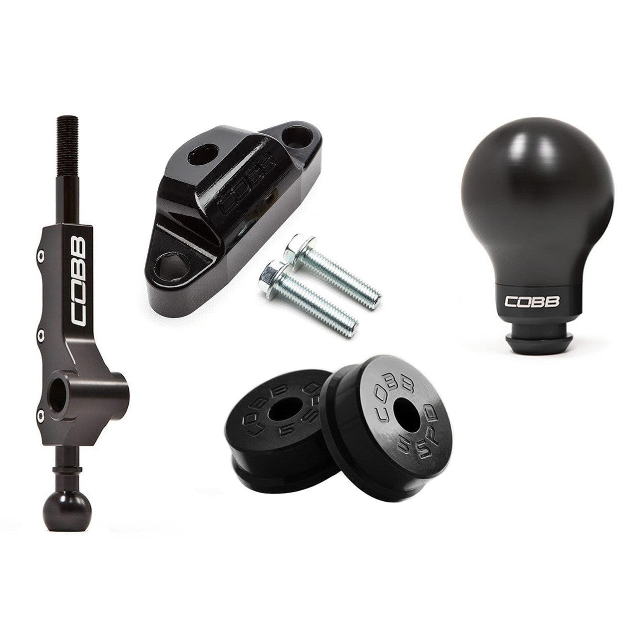 COBB Stage 1+ Drivetrain Package For 2002-07 WRX Subaru 5MT w/Factory Short Shift - Black w/ Stealth Black