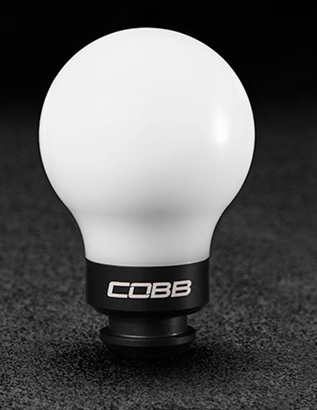 Cobb Stage 1+ Drivetrain Package w/Tall Shifter- White- Black Shift Knob
