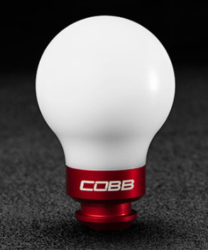Cobb Stage 1+ Drivetrain Package w/ Tall Shifter - White- Red Shift Knob