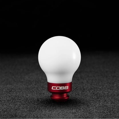 COBB Stage 1+ Drivetrain Package w/Wide Barrel Shifter For 2002-07 Subaru WRX - White w/ Race Red Shift Knob 