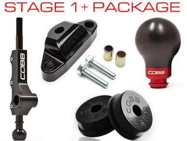 COBB 5MT Stage 1+ Drivetrain Package w/Tall Shifter For 2002-07 Subaru WRX - Race Red - 212X11P-RD