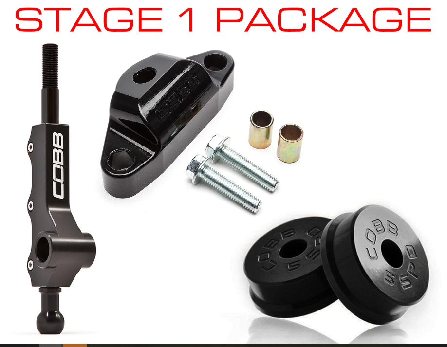 COBB Stage 1 Drivetrain Package w/ Tall Shifter