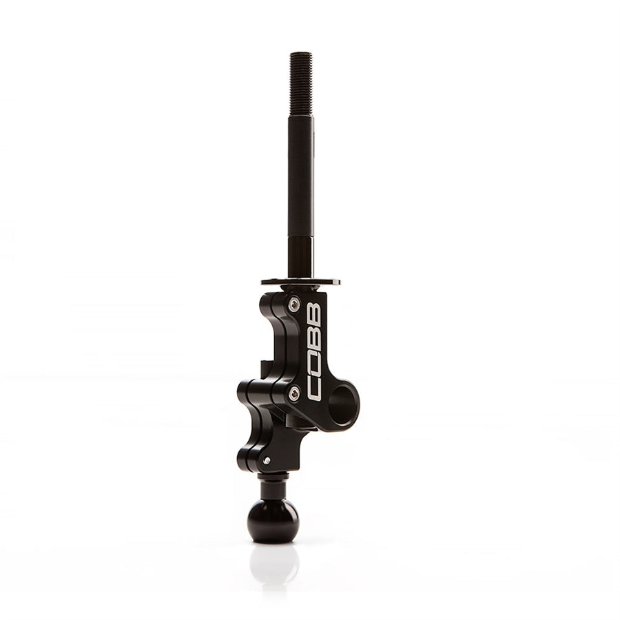 COBB Stage 1+ Drivetrain Package (Tall Weighted Knob) For 2004-21 Subaru STI - White - Double Adjustable Short Throw Shifter