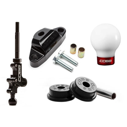 COBB Stage 1+ Drivetrain Package w/ White/Red Shift Knob For 2004-21 Subaru STi 6MT