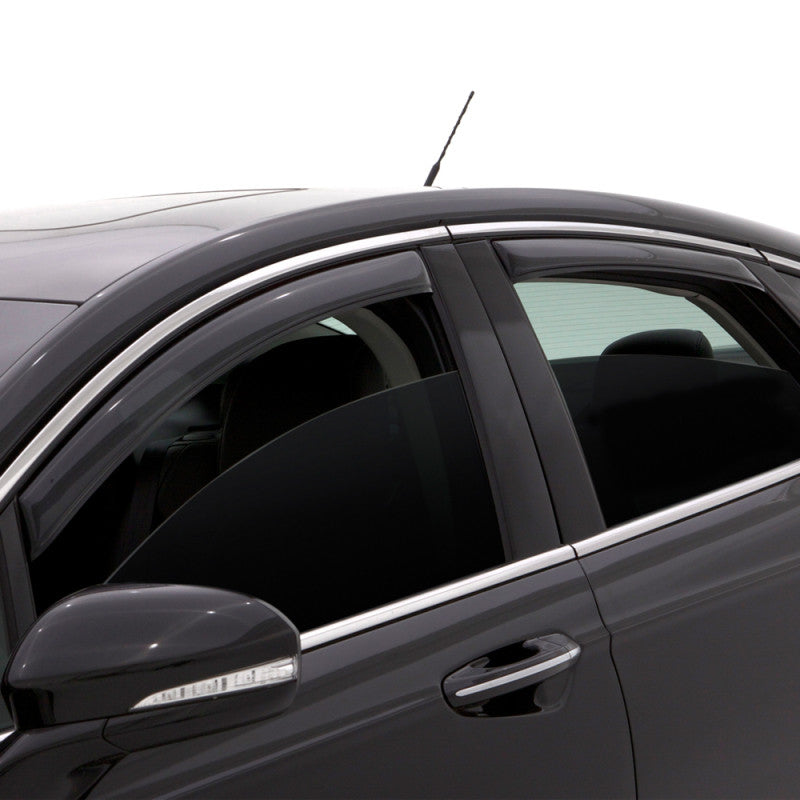 AVS 14-18 Subaru Forester Ventvisor In-Channel Front & Rear Window Deflectors 4pc - Smoke - 194375- Primary