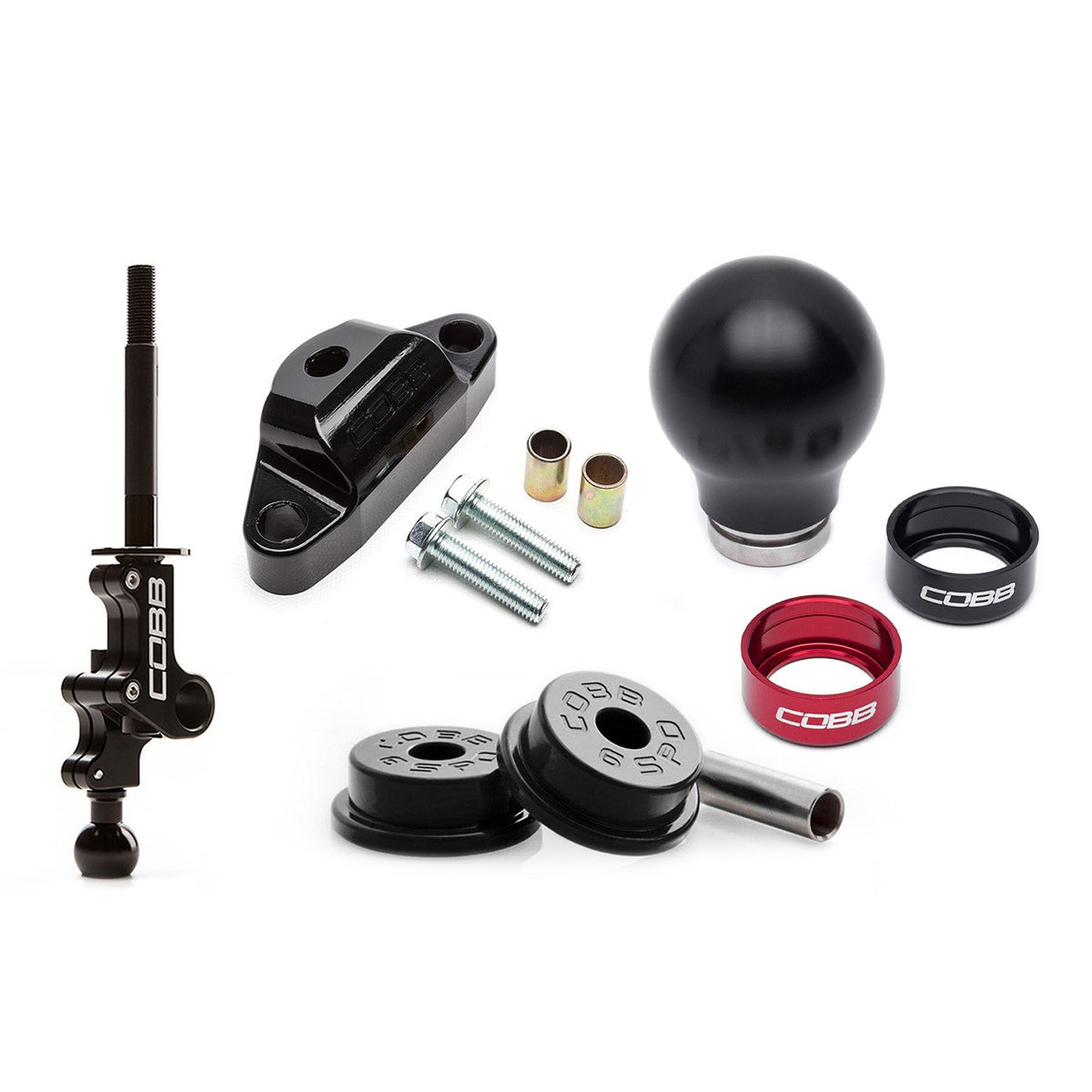 COBB Stage 1+ Drivetrain Package w/ Weighted Black Shift Knob For 2007-09 Subaru Legacy GT